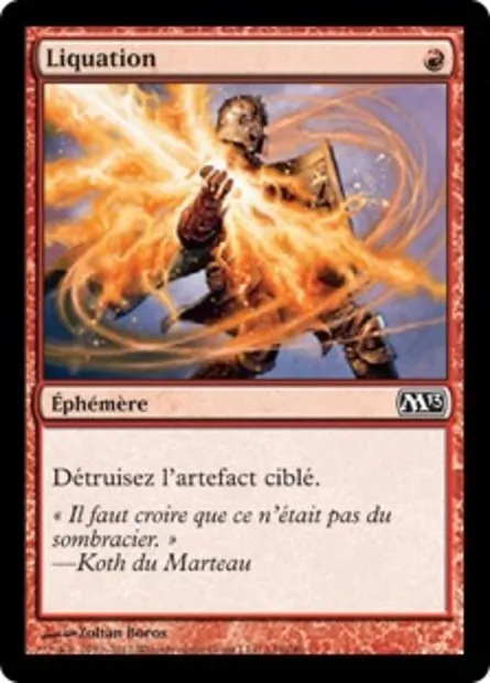 Liquation, carte Magic M13 149 — extension Magic 2013
