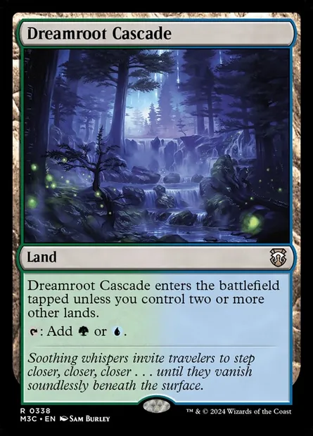 Dreamroot Cascade, Magic card M3C 338 — Modern Horizons 3 Commander set