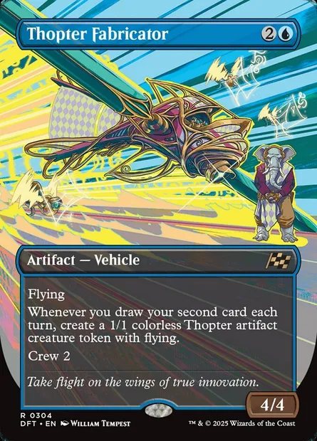 Thopter Fabricator, Magic card DFT 304 — Aetherdrift set