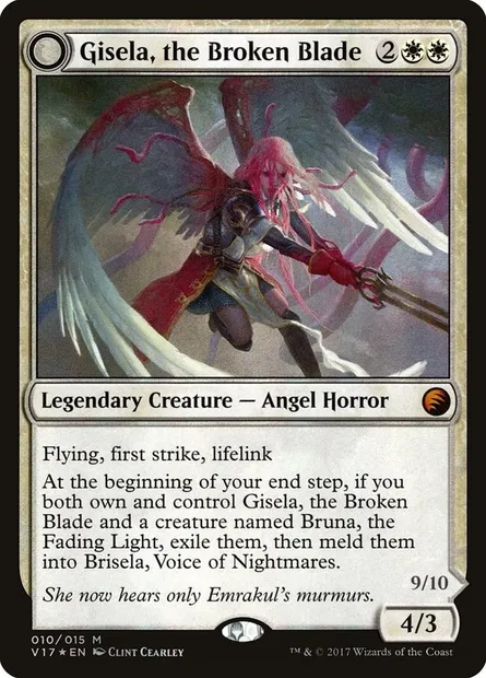 Gisela, la lame brisée, carte Magic V17 10 — extension From the Vault: Transform
