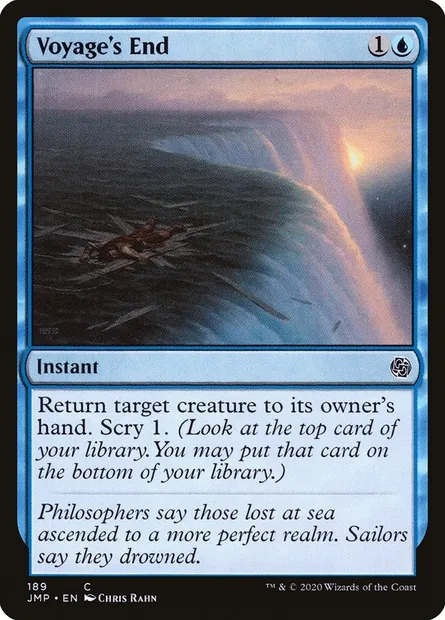 Voyage's End, Magic card JMP 189 — Jumpstart set