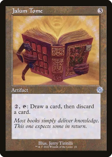 Jalum Tome, Magic card BRR 24 — The Brothers' War Retro Artifacts set