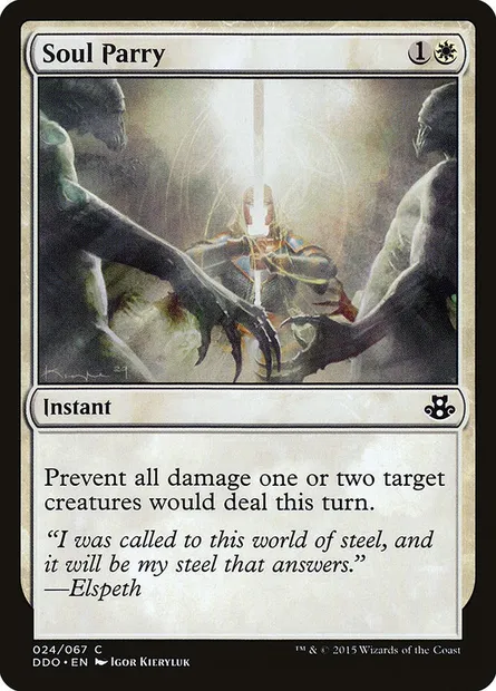 Soul Parry, Magic card DDO 24 — Duel Decks: Elspeth vs. Kiora set