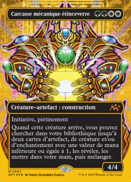 Carcasse mécanique étinceverre, carte Magic DFT 547 — extension Aetherdrift