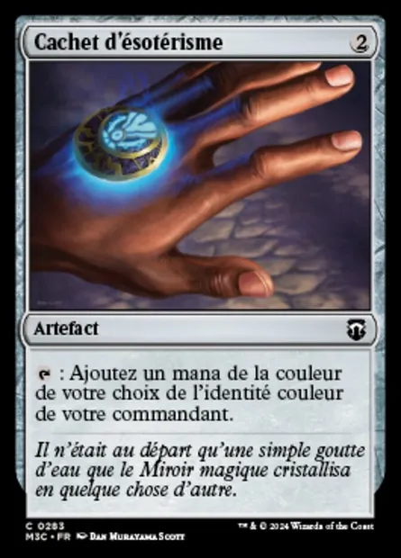 Cachet d'ésotérisme, carte Magic M3C 283 — extension Modern Horizons 3 Commander