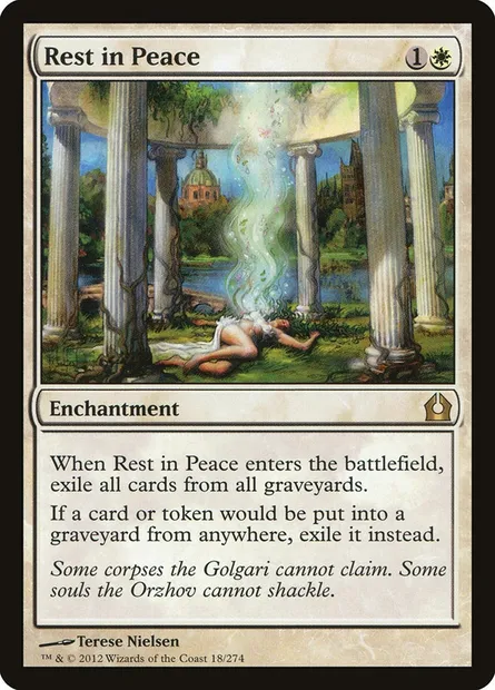 Rest in Peace, Magic card RTR 18 — Return to Ravnica set