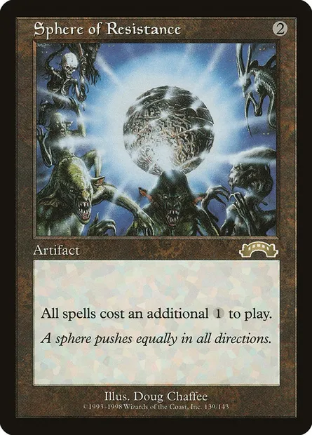 Sphere of Resistance, Magic card EXO 139 — Exodus set