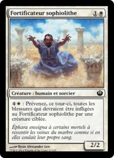 Fortificateur sophiolithe, carte Magic JOU 27 — extension Incursion dans Nyx