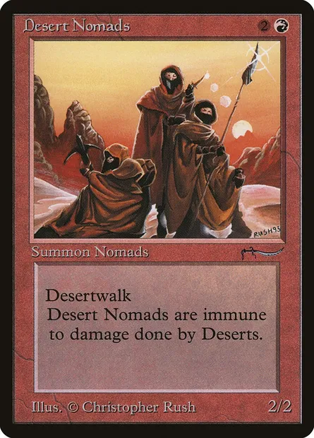 Desert Nomads, carte Magic ARN 38 — extension Arabian Nights