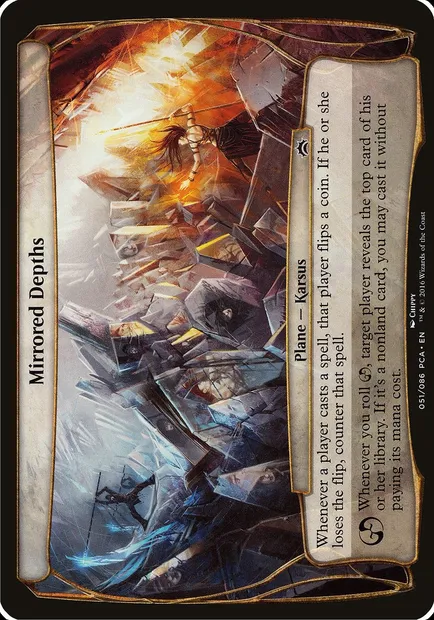 Mirrored Depths, Magic card OPCA 51 — Planechase Anthology Planes set