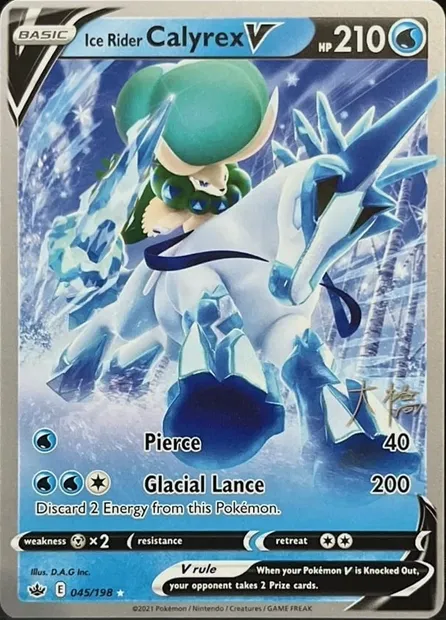 Sylveroy Cavalier du Froid V, carte Pokémon WCD22 045 — extension World Championship Decks 2022