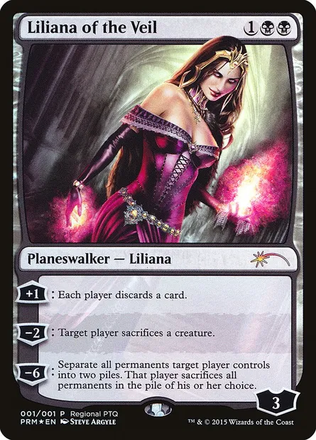 Liliana of the Veil, Magic card PPRO 2015 — Pro Tour Promos set