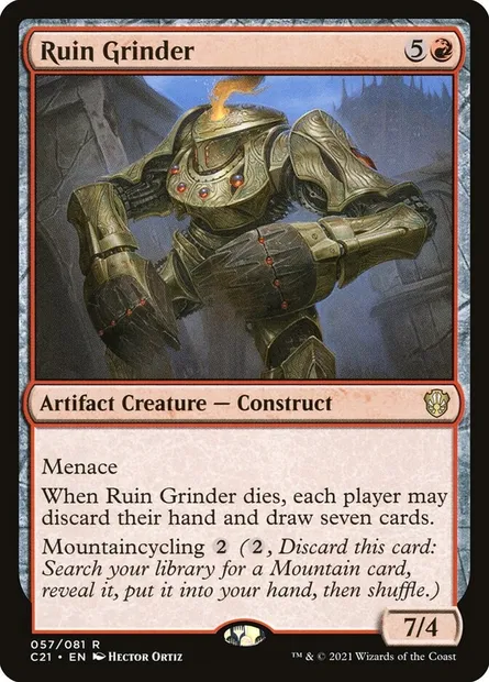 Ruin Grinder, Magic card C21 57 — Commander 2021 set