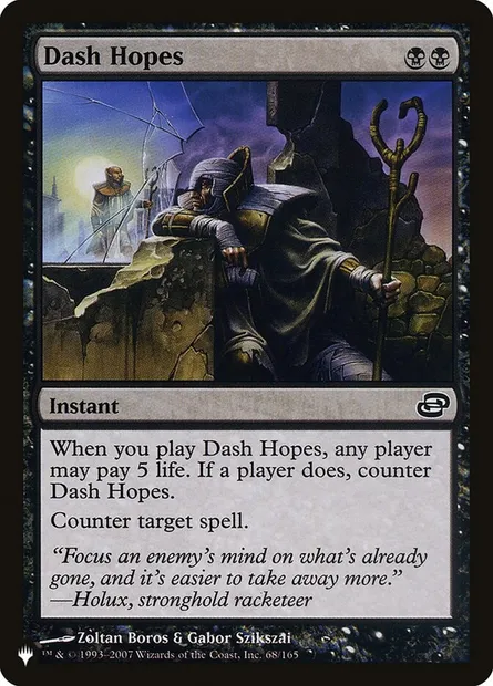 Dash Hopes, Magic card PLST PLC-68 — The List set