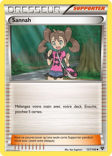 Sannah, carte Pokémon XY 127 — extension XY