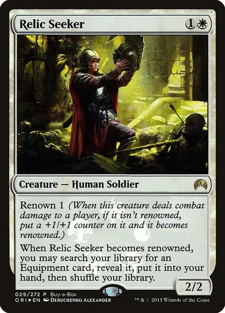 Relic Seeker, Magic card PORI 29 — Magic Origins Promos set