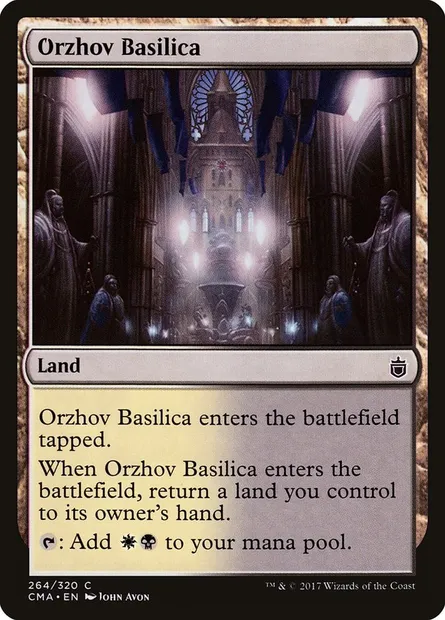 Orzhov Basilica, Magic card CMA 264 — Commander Anthology set
