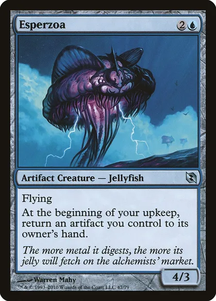 Esperzoa, carte Magic DDF 47 — extension Duel Decks: Elspeth vs. Tezzeret