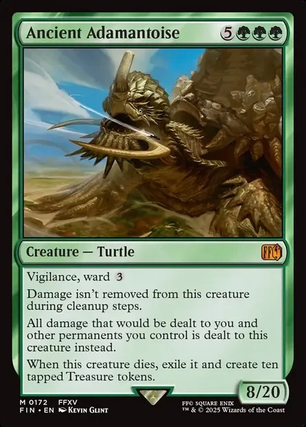 Ancient Adamantoise, Magic card FIN 172 — Final Fantasy set