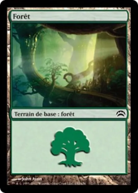 Forêt, carte Magic PC2 152 — extension Planechase 2012