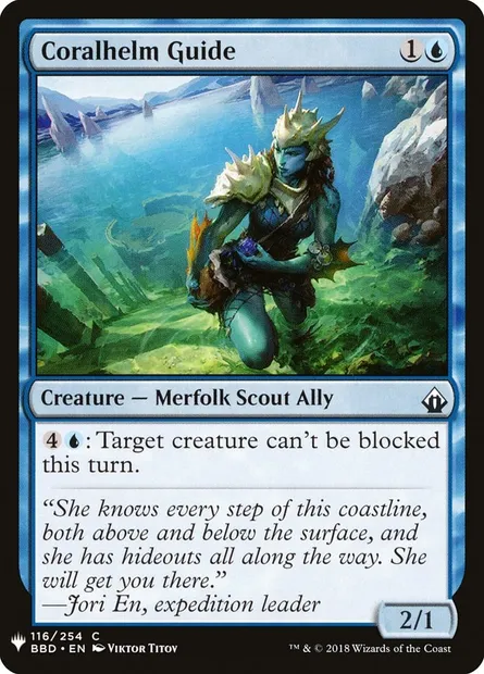 Coralhelm Guide, Magic card PLST BBD-116 — The List set