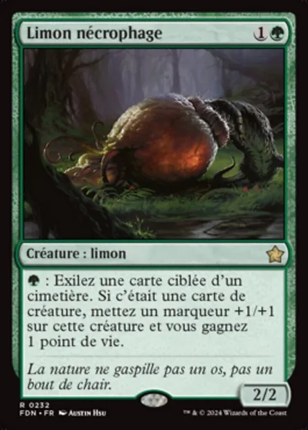 Limon nécrophage, carte Magic FDN 232 — extension Foundations