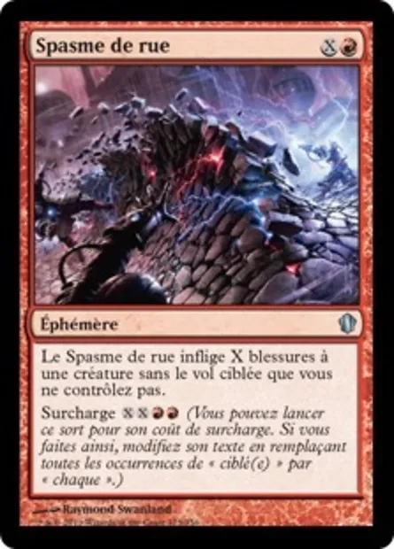 Spasme de rue, carte Magic C13 123 — extension Commander 2013