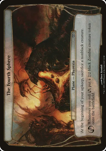 The Fourth Sphere, Magic card OHOP 11 — Planechase Planes set