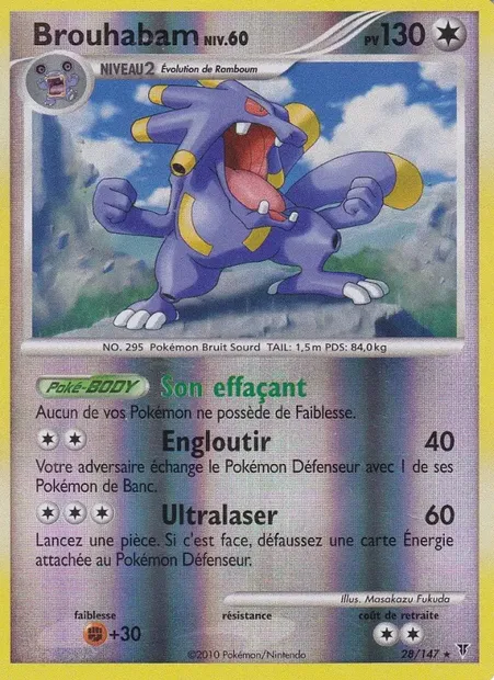 Brouhabam, carte Pokémon SV 28 — extension Vainqueurs Suprêmes