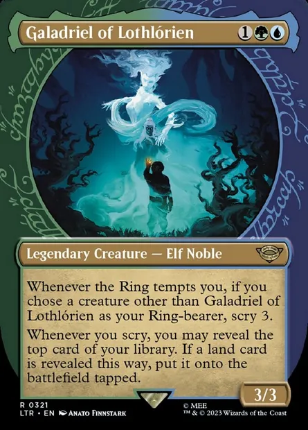 Galadriel of Lothlórien, Magic card LTR 321 — The Lord of the Rings: Tales of Middle-earth set