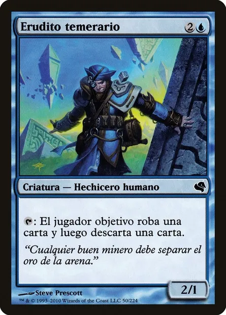 Reckless Scholar, Magic card PS11 50 — Salvat 2011 set