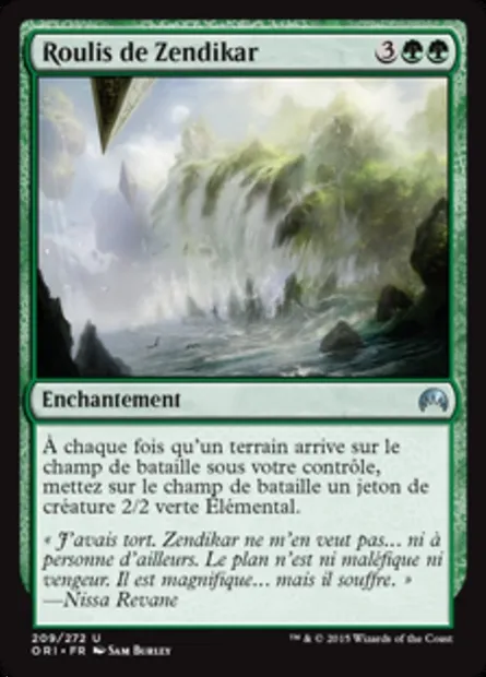 Roulis de Zendikar, carte Magic ORI 209 — extension Magic Origines