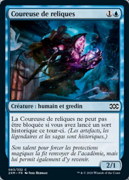 Coureuse de reliques, carte Magic 2XM 63 — extension Double Masters
