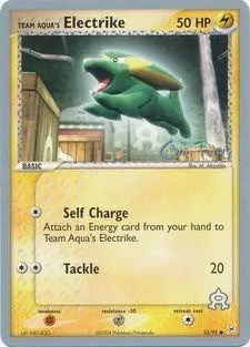 Dynavolt de Team Aqua, carte Pokémon WCD04 027 — extension World Championship Decks 2004
