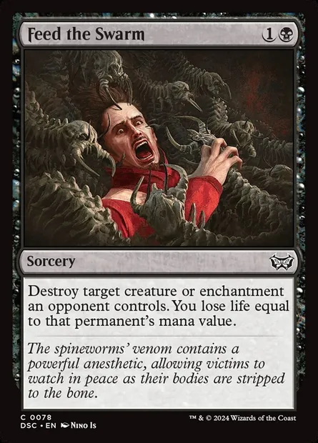Feed the Swarm, Magic card DSC 78 — Duskmourn: House of Horror Commander set