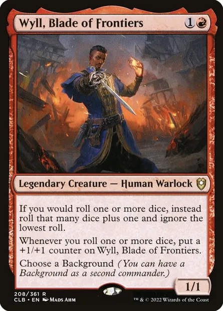 Wyll, Blade of Frontiers, Magic card CLB 208 — Commander Legends: Battle for Baldur's Gate set