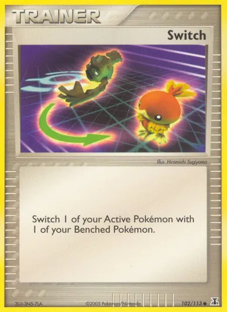 Switch, Pokémon card DS 102 — Delta Species set