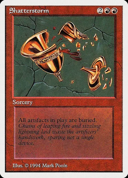 Shatterstorm, Magic card SUM 176 — Summer Magic / Edgar set