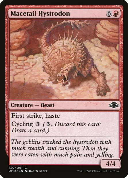 Macetail Hystrodon, Magic card DMR 130 — Dominaria Remastered set
