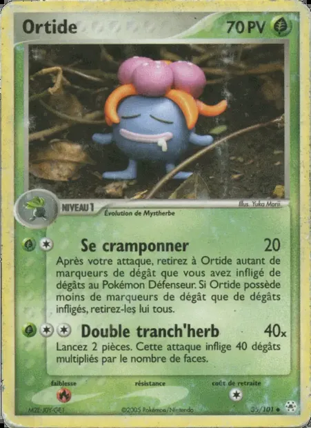 Ortide, carte Pokémon HL 35 — extension EX Légendes Oubliées