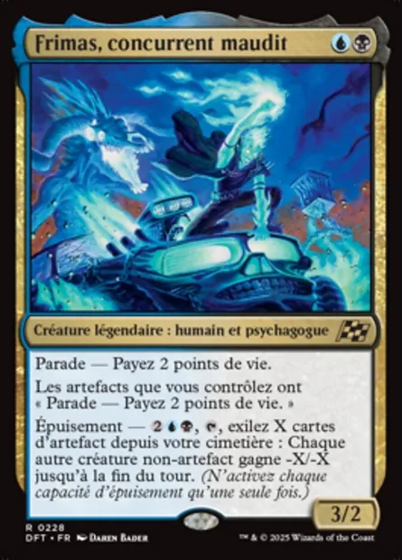 Frimas, concurrent maudit, carte Magic DFT 228 — extension Aetherdrift