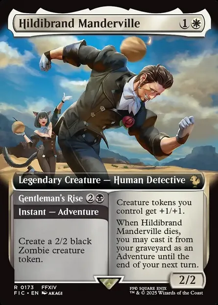 Hildibrand Manderville // Gentleman's Rise, Magic card FIC 173 — Final Fantasy Commander set