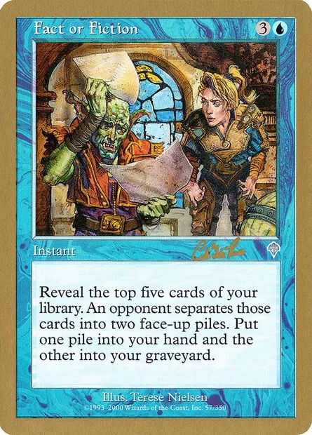 Fact or Fiction, Magic card WC02 cr57a — World Championship Decks 2002 set
