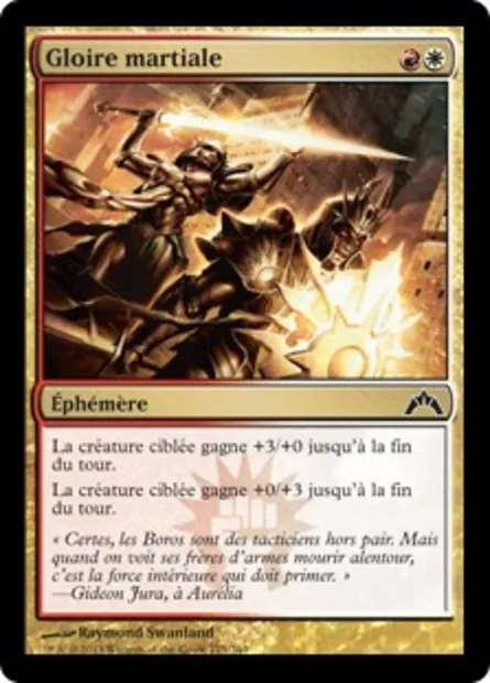 Gloire martiale, carte Magic GTC 175 — extension Insurrection