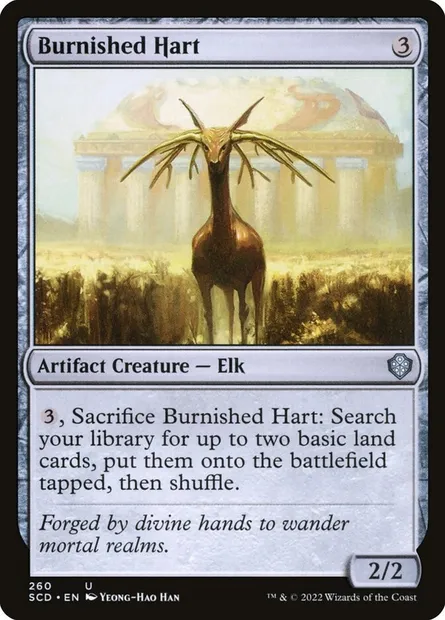 Cerf bruni, carte Magic SCD 260 — extension Starter Commander Decks