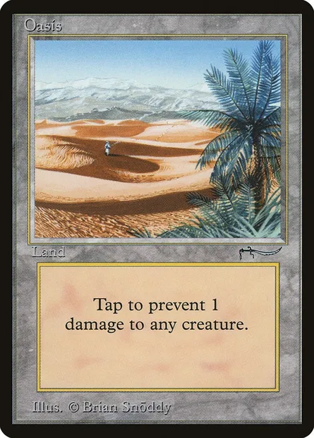 Oasis, carte Magic ARN 78 — extension Arabian Nights