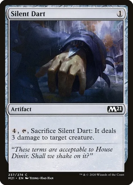 Silent Dart, Magic card M21 237 — Core Set 2021 set