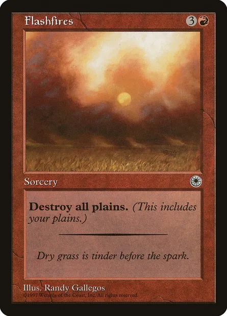 Flashfires, Magic card POR 129 — Portal set