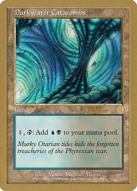 Darkwater Catacombs, Magic card WC02 cr319 — World Championship Decks 2002 set