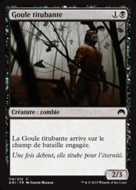 Goule titubante, carte Magic ORI 119 — extension Magic Origines